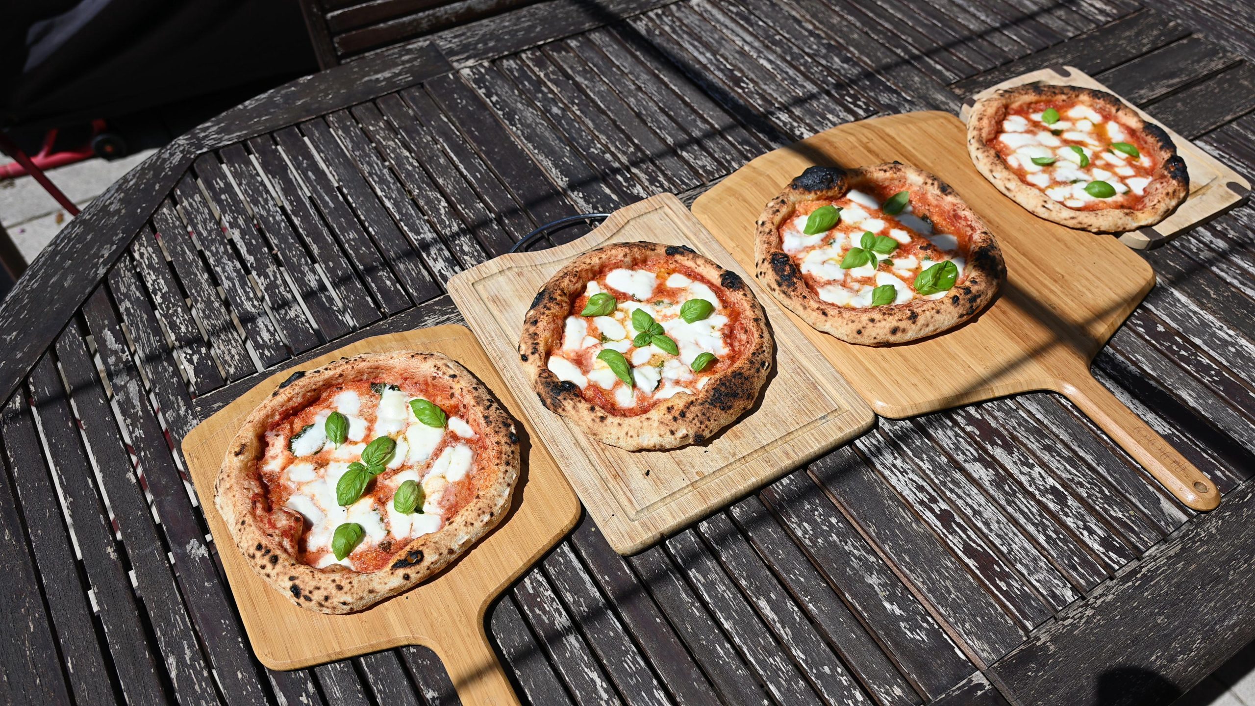 4 pizzas Napolitaines du jour