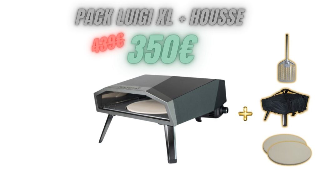 Pack Offre d'été 2026 Beldeko Luigi XL avec housse pelle et 2 pierres