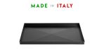 Plaque en fer bleu Gi Metal spéciale pizza in Teglia - 40x30x2 (compatible Effeuno Macte Ovens Effeovens)
