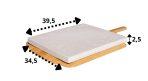 Le French Biscotto dimensions de la pierre a pizza