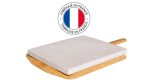 Pierre à pizza napolitaine French Biscotto 39,5 x 34,5 x 2,5 compatible Effeuno