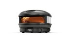 Flamme du Four a pizza a gaz Gozney Arc Noir vue trois quart avant gauche
