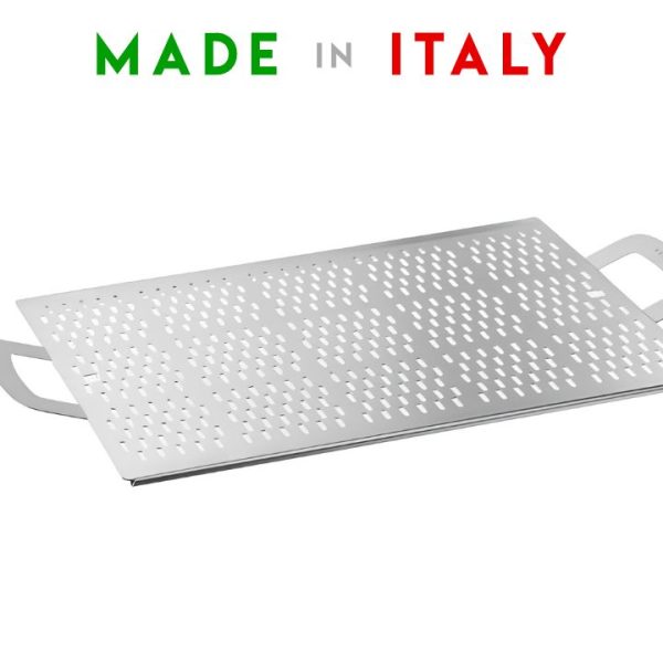 Grille de ressuage Gi Metal 40x60 pour pizza napolitaine pizza in pala ou pizza a metro